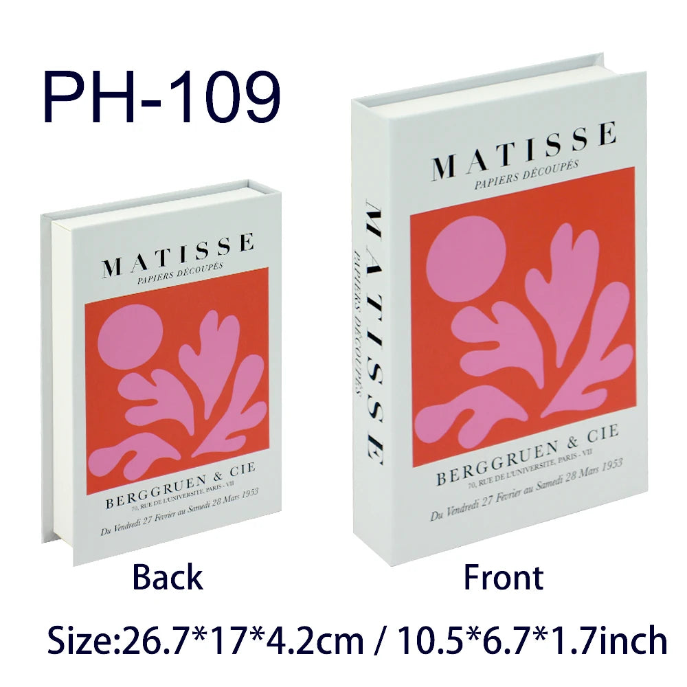 Luxury Fake Books For Decoration Living Room Decorative Book Coffee Table Bedroom Bookends Shooting Props Room Storage Box Decor